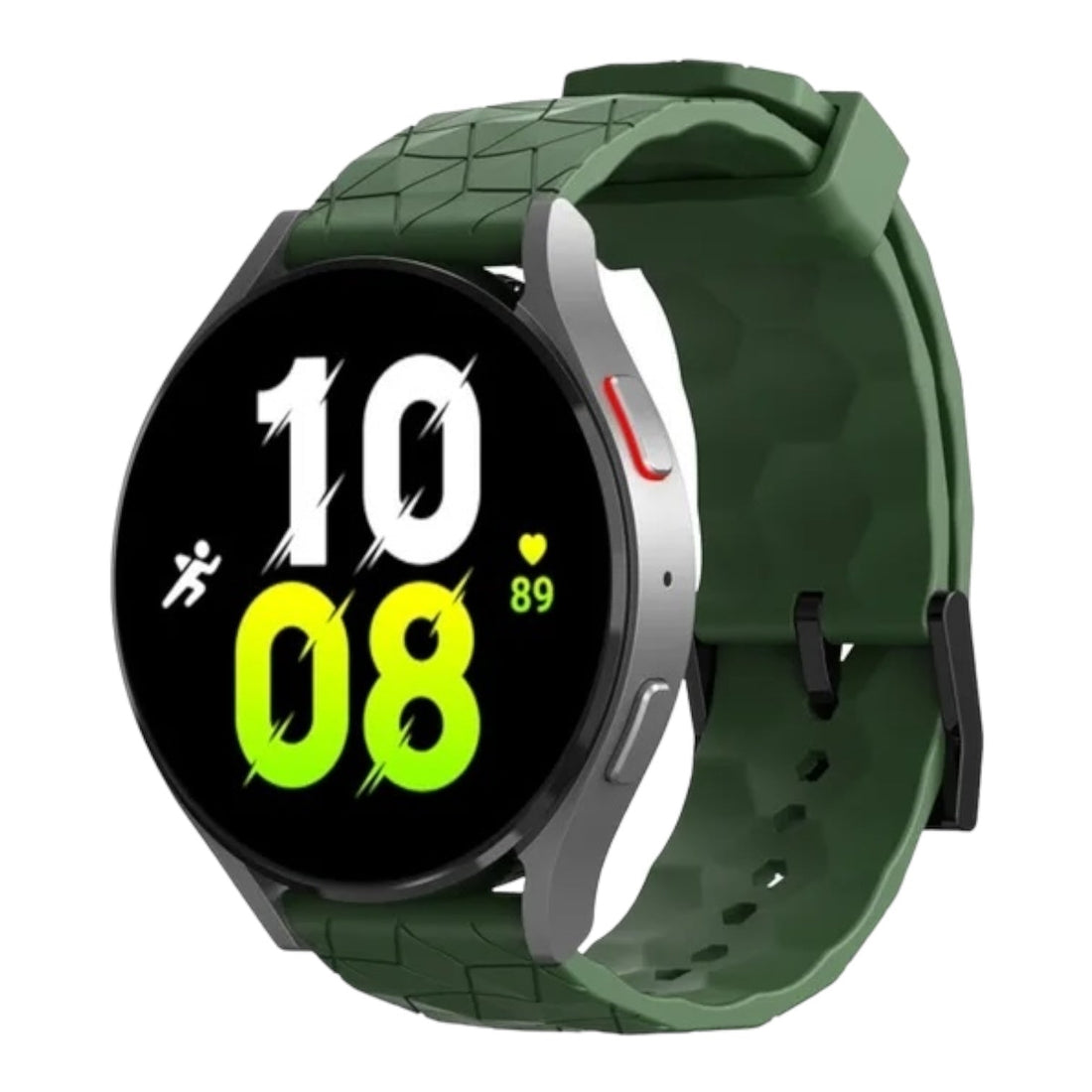 army-green-hex-patterngarmin-venu-3-watch-straps-nz-silicone-football-pattern-watch-bands-aus-996412