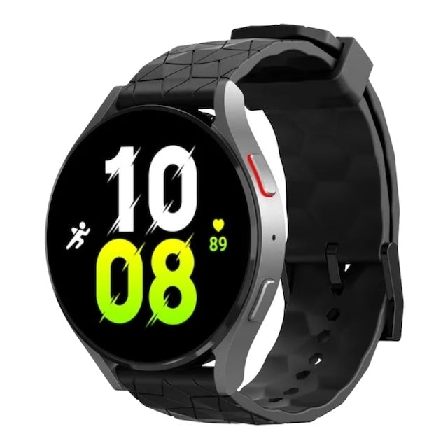 black-watch-straps-nz-silicone-football-pattern-watch-bands-aus