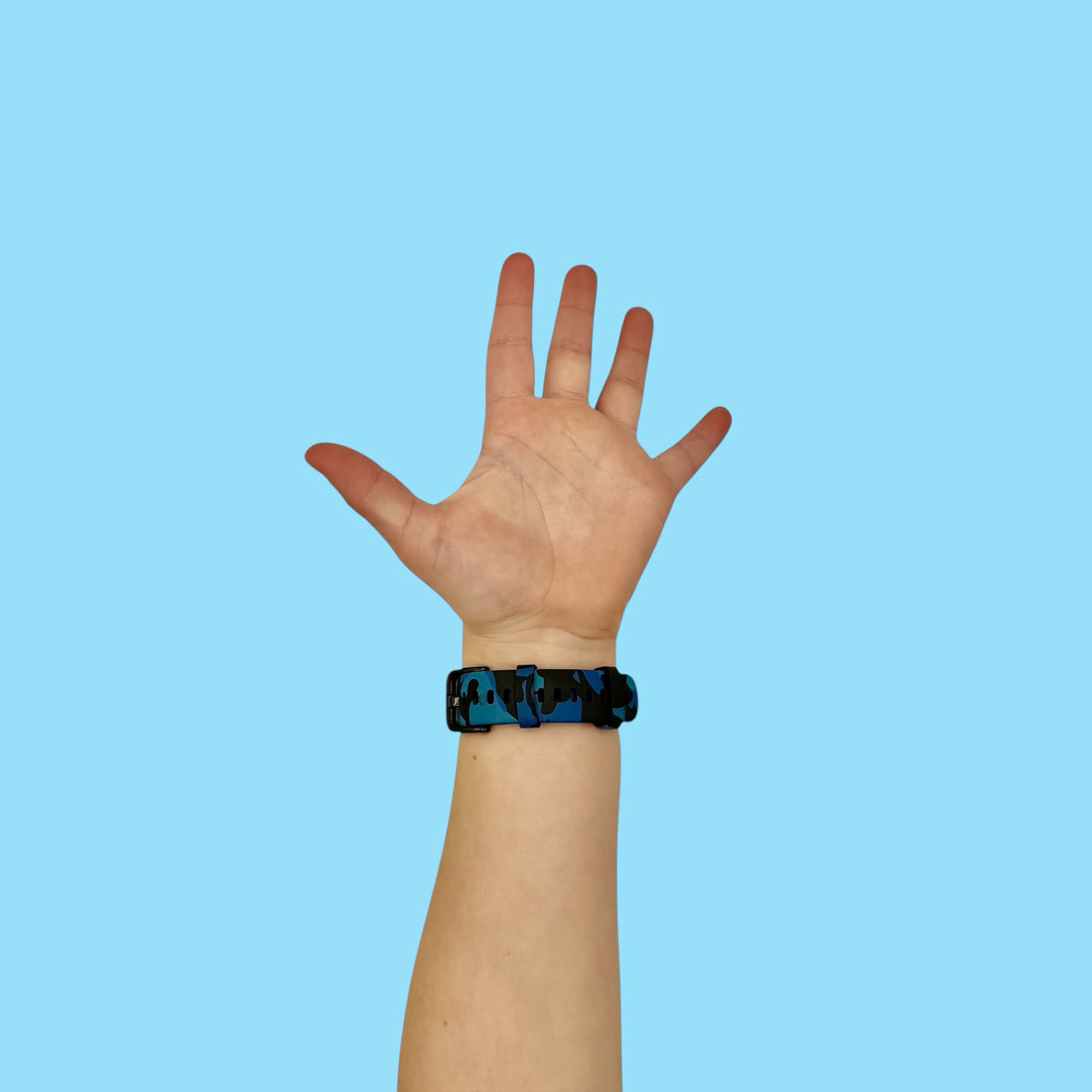 replacement-garmin-vivofit-jr3-watch-straps-kids-watch-bands-blue-camo blue camo