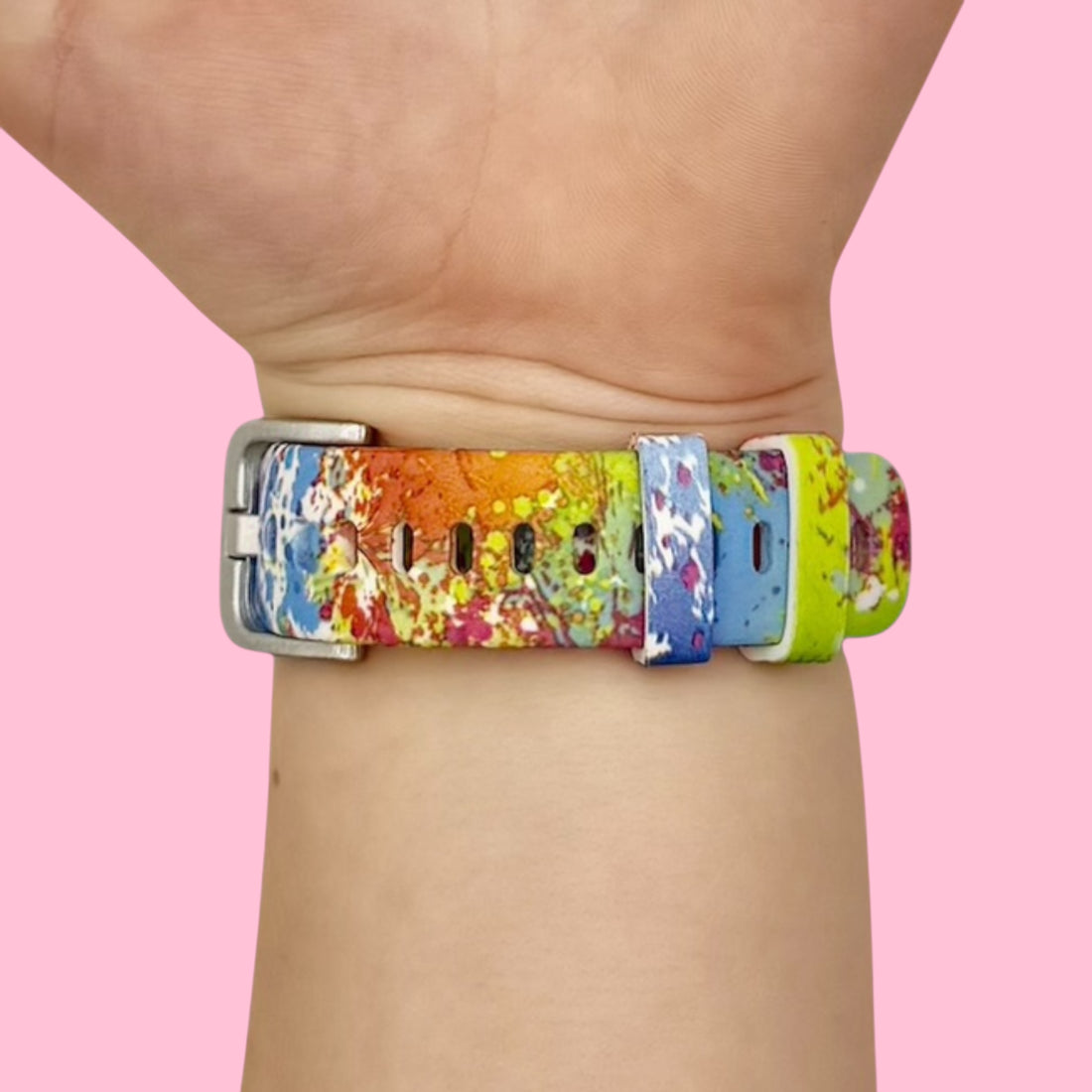 replacement-Silicone-Fitbit-Ace-3-watch-straps-paint-splat-117104