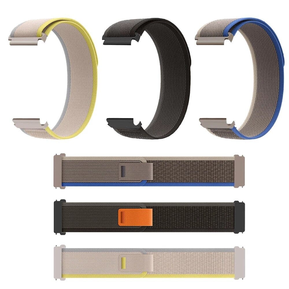 black-grey-orange-samsung-galaxy-watch-7-(44mm)-watch-straps-nz-trail-loop-watch-bands-aus-995603