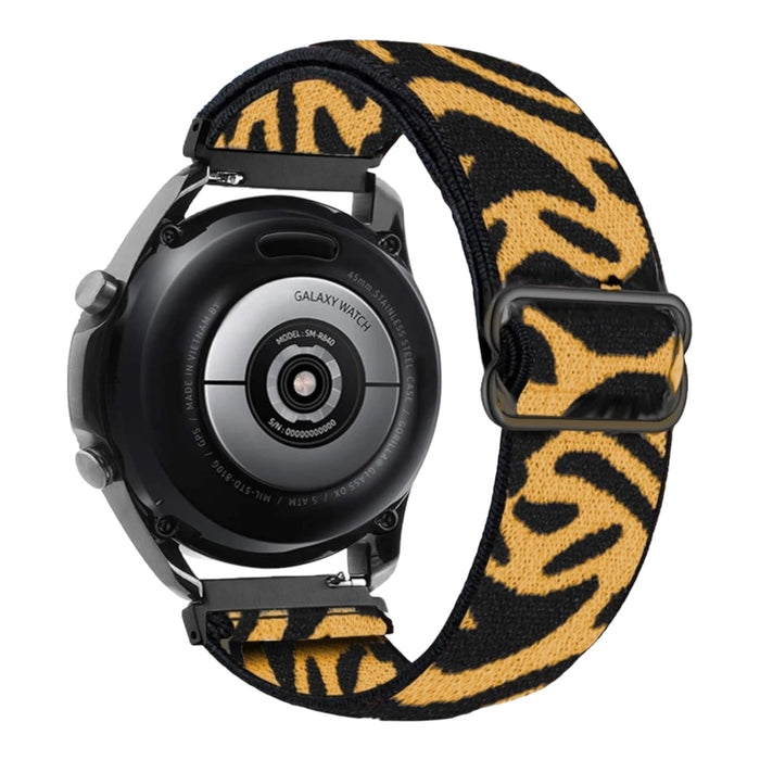 zebra-yellow-fitbit-charge-4-watch-straps-nz-braided-loop-flex-watch-bands-aus