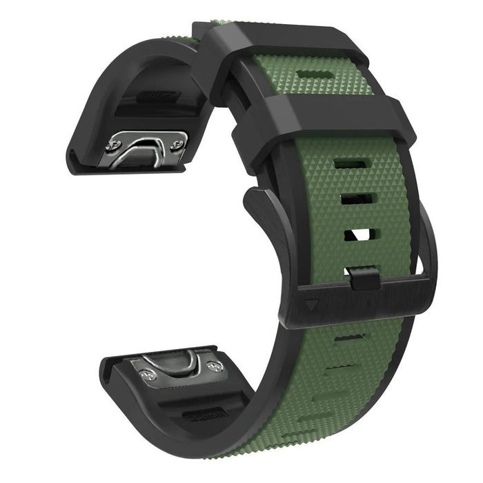 lime-green-garmin-quatix-8-(47mm)-watch-straps-nz-dual-colour-sports-watch-bands-aus