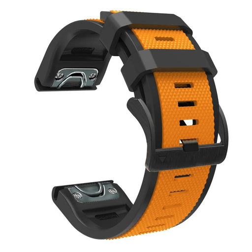 yellow-garmin-fenix-5-watch-straps-nz-dual-colour-sports-watch-bands-aus