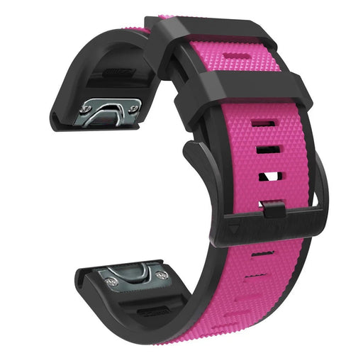 red-garmin-fenix-6-watch-straps-nz-dual-colour-sports-watch-bands-aus
