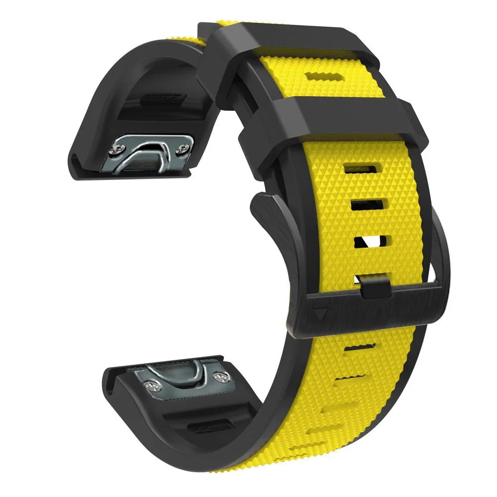white-garmin-quatix-6-watch-straps-nz-dual-colour-sports-watch-bands-aus