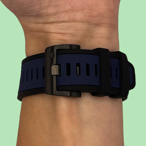 navy-blue-garmin-forerunner-970-watch-straps-nz-dual-colour-sports-watch-bands-aus