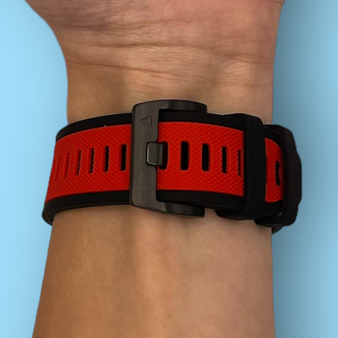 red-garmin-instinct-2-watch-straps-nz-dual-colour-sports-watch-bands-aus