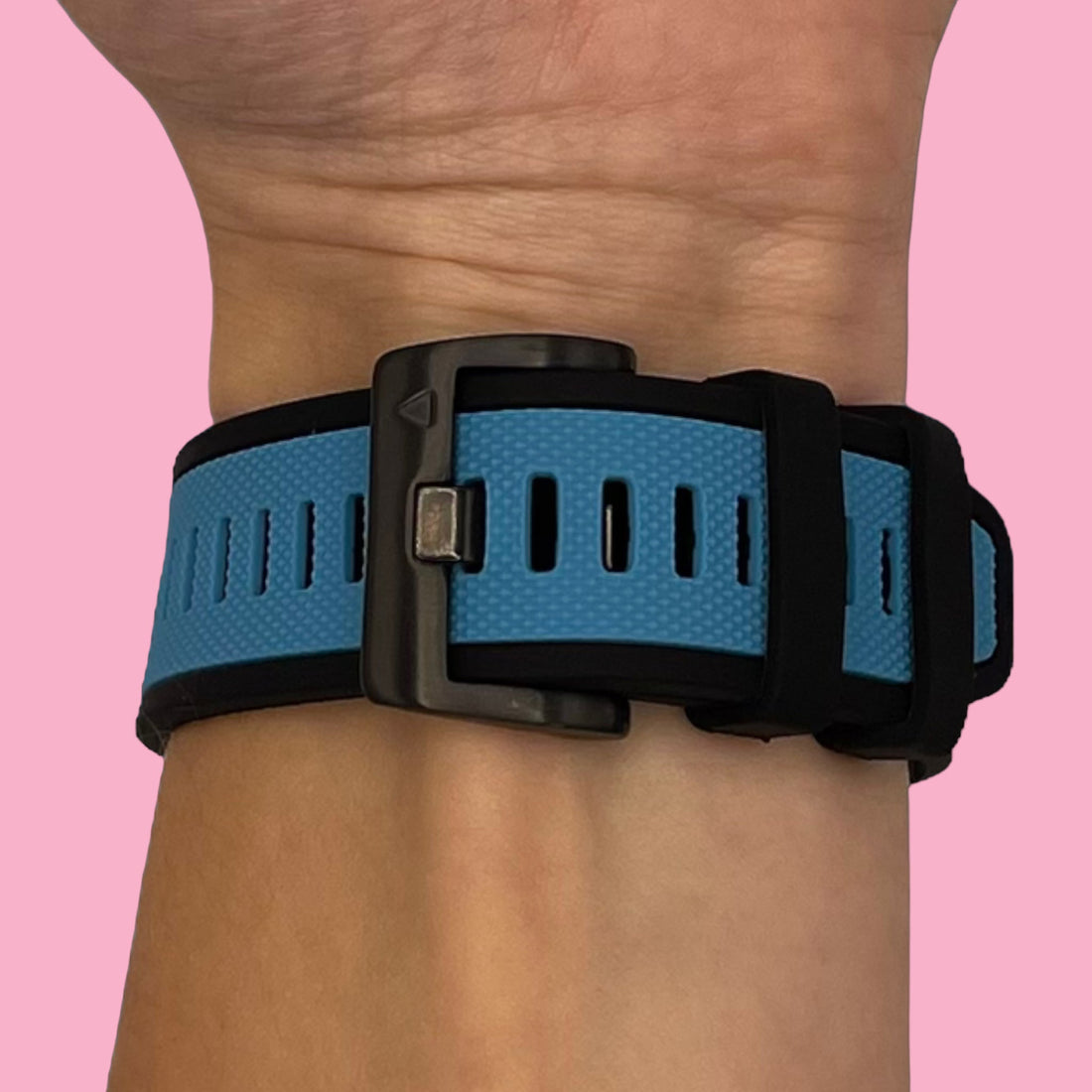 light-blue-garmin-forerunner-935-watch-straps-nz-dual-colour-sports-watch-bands-aus-803600