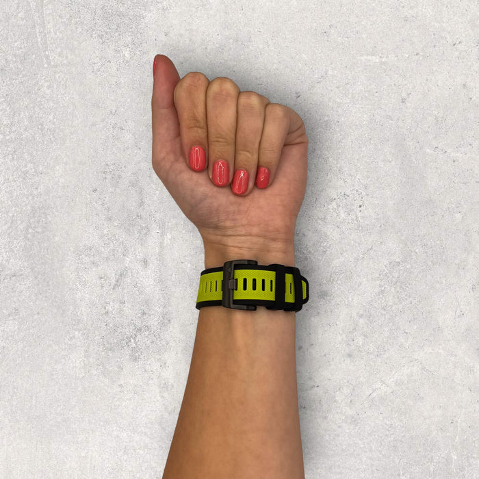 lime-green-garmin-forerunner-945-watch-straps-nz-dual-colour-sports-watch-bands-aus