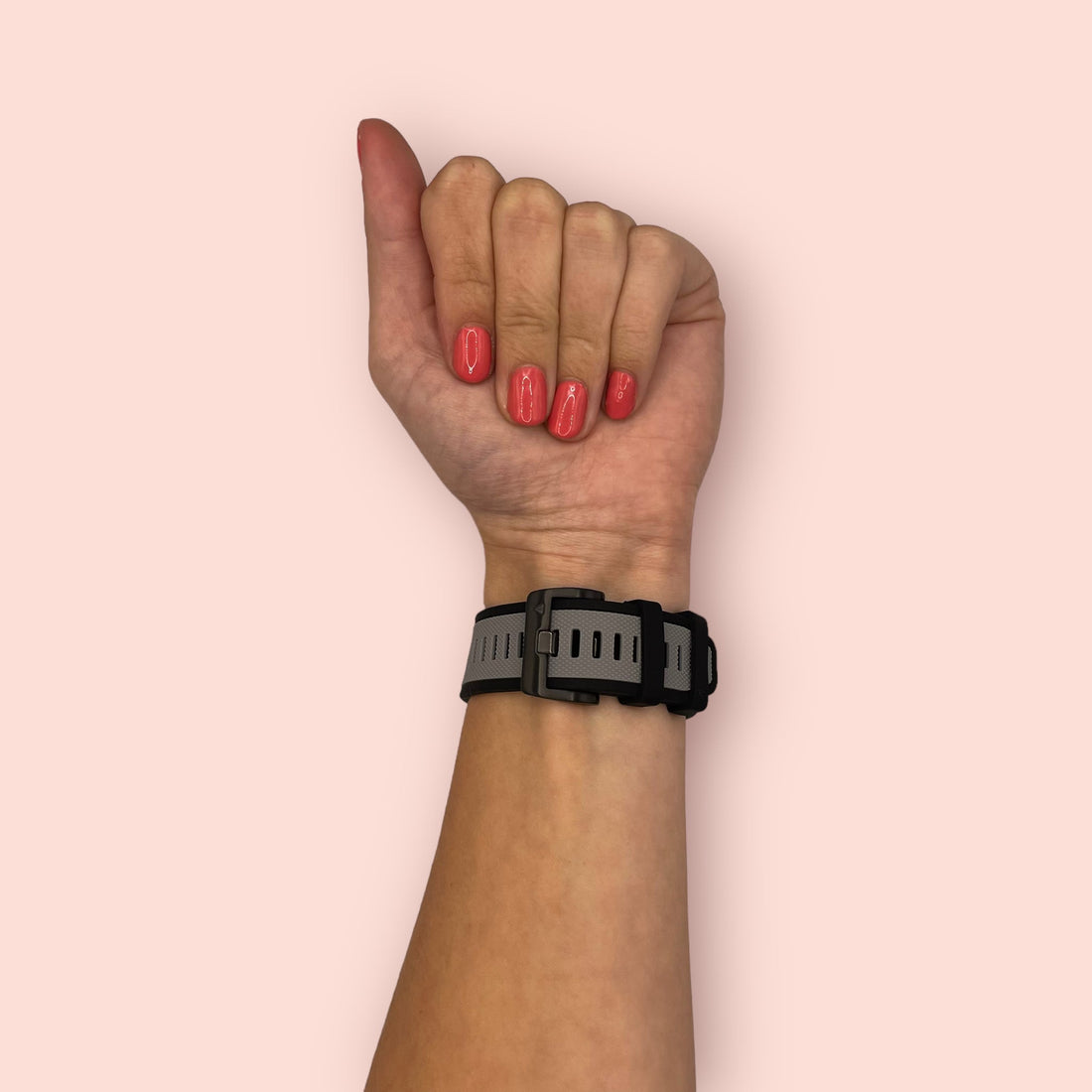 light-grey-garmin-quickfit-22mm-watch-straps-nz-dual-colour-sports-watch-bands-aus-803602