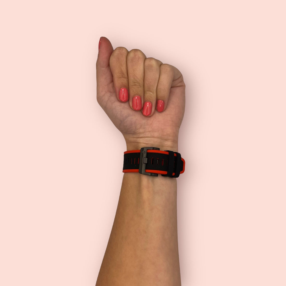 red-black-garmin-quatix-7-watch-straps-nz-dual-colour-sports-watch-bands-aus