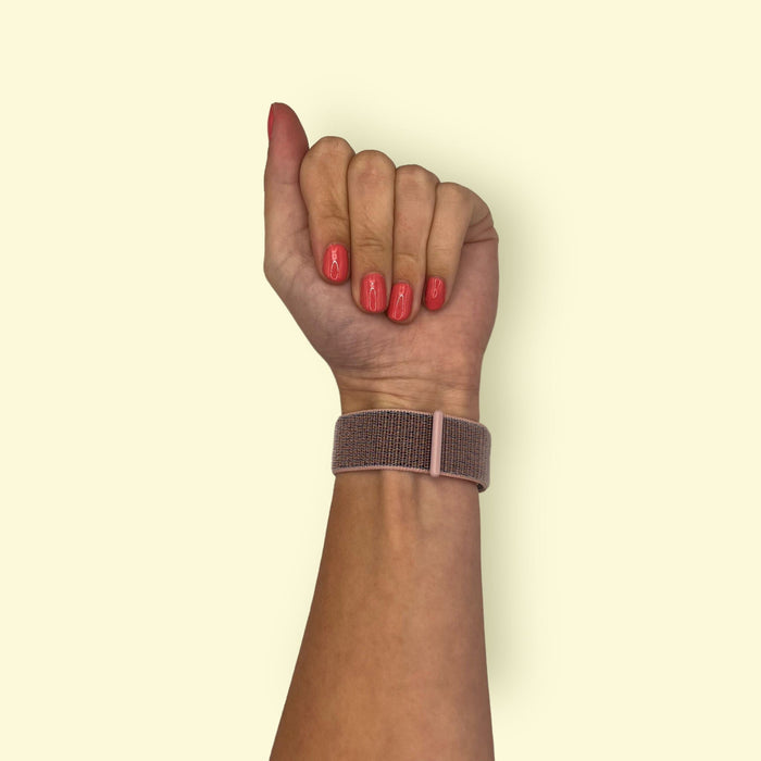 pink-sand-garmin-epix-pro-(gen-2,-42mm)-watch-straps-nz-nylon-sports-loop-watch-bands-aus