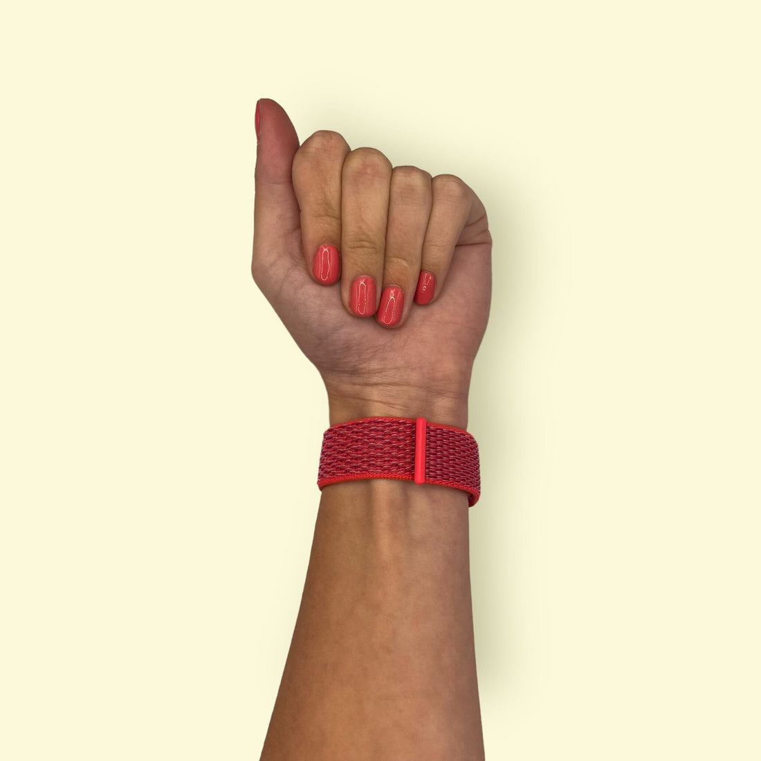 red-ticwatch-5-pro-watch-straps-nz-nylon-sports-loop-watch-bands-aus-995541