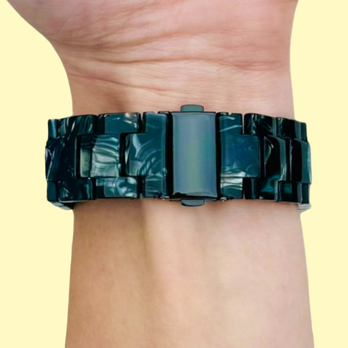 black-marble-google-pixel-watch-4-(41mm)-watch-straps-nz-resin-watch-bands-aus