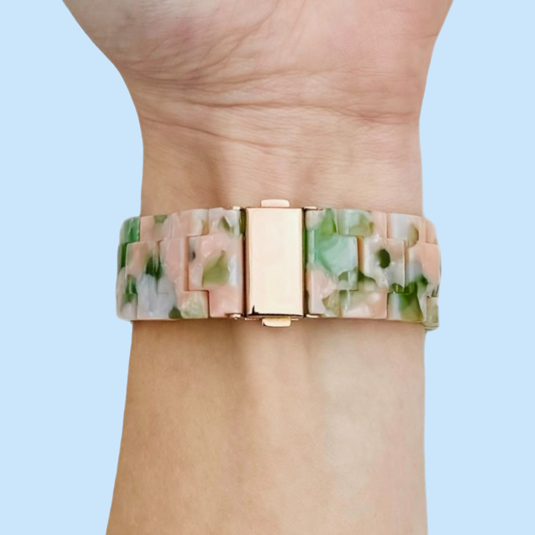 pink-green-garmin-vivomove-trend-watch-straps-nz-resin-watch-bands-aus-991214
