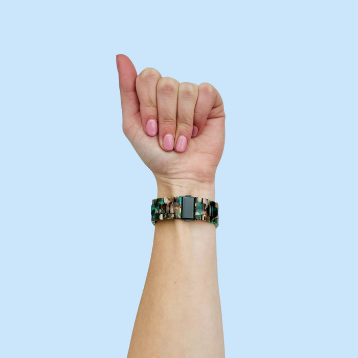 blue-flowers-ticwatch-e-c2-watch-straps-nz-resin-watch-bands-aus