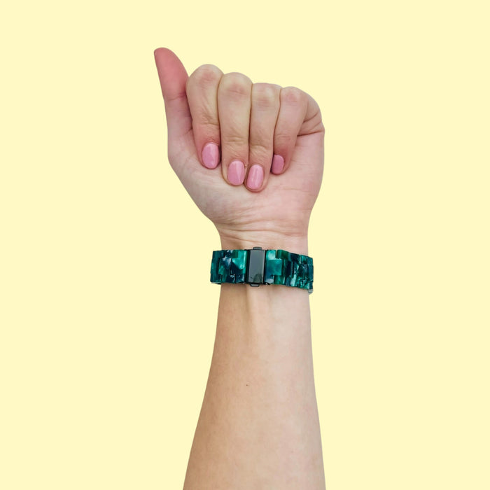 emerald-green-samsung-galaxy-watch-fe-watch-straps-nz-resin-watch-bands-aus