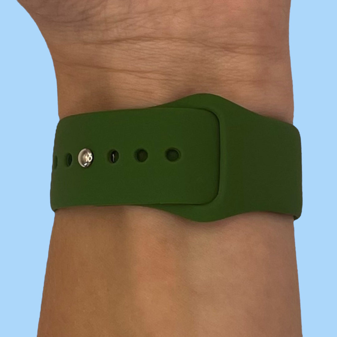 army-green-garmin-forerunner-955-watch-straps-nz-silicone-button-watch-bands-aus-997021