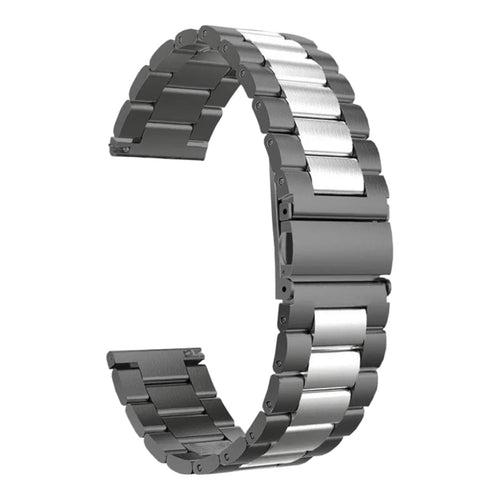black-silver-metal-garmin-hero-legacy-(40mm)-watch-straps-nz-stainless-steel-link-watch-bands-aus