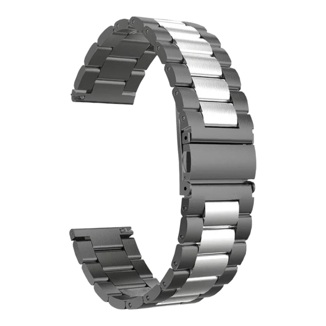 black-silver-metal-garmin-venu-2s-watch-straps-nz-stainless-steel-link-watch-bands-aus-991022