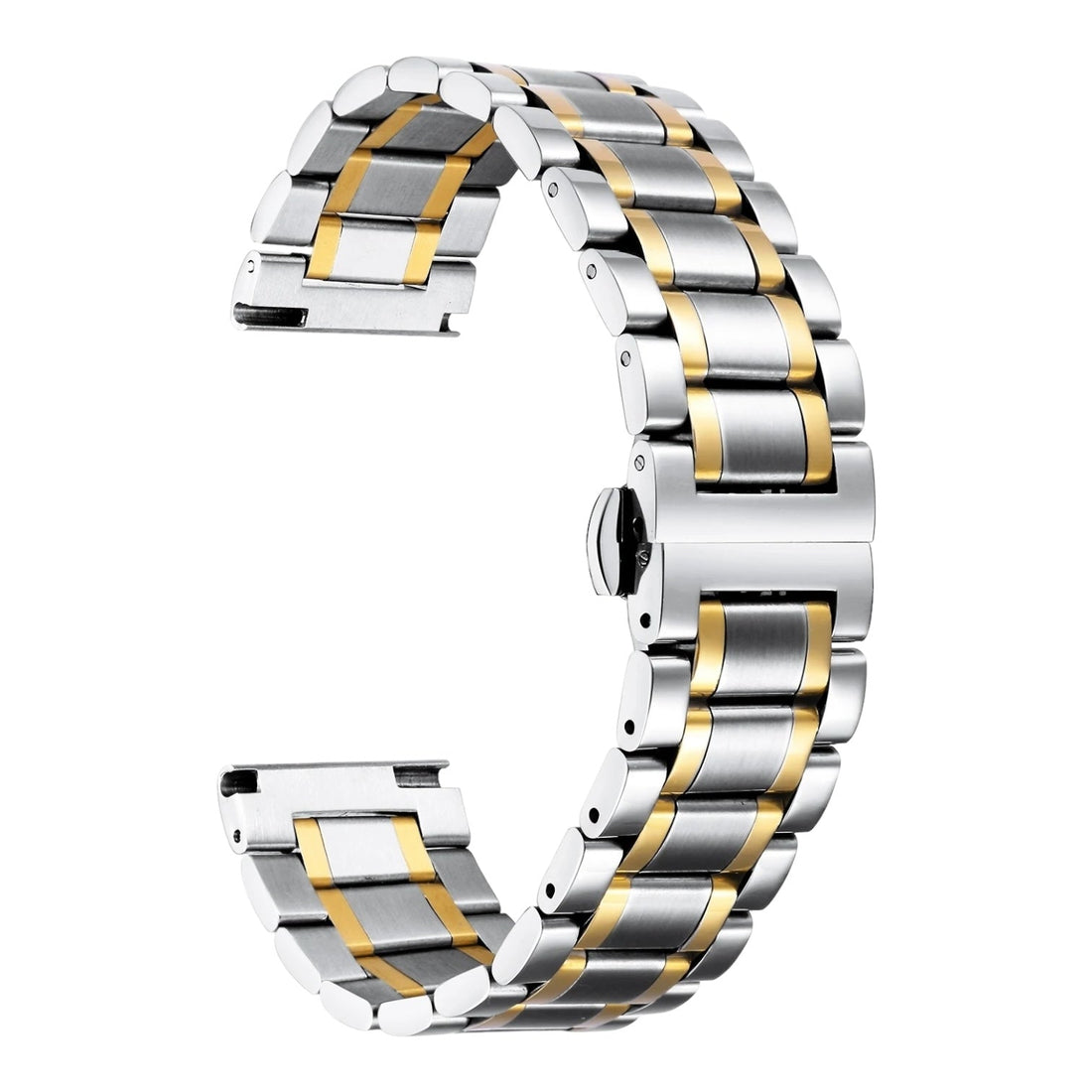 silver-gold-stripe-metal-garmin-venu-2s-watch-straps-nz-stainless-steel-link-watch-bands-aus-991027