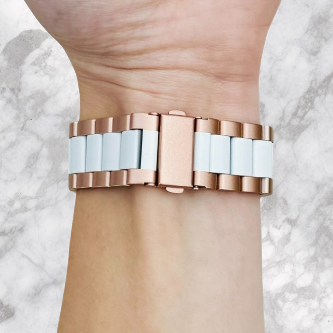 rose-gold-white-metal-garmin-venu-2s-watch-straps-nz-stainless-steel-link-watch-bands-aus-991117