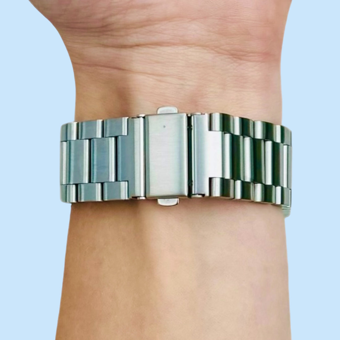 silver-metal-garmin-vivoactive-4-watch-straps-nz-stainless-steel-link-watch-bands-aus