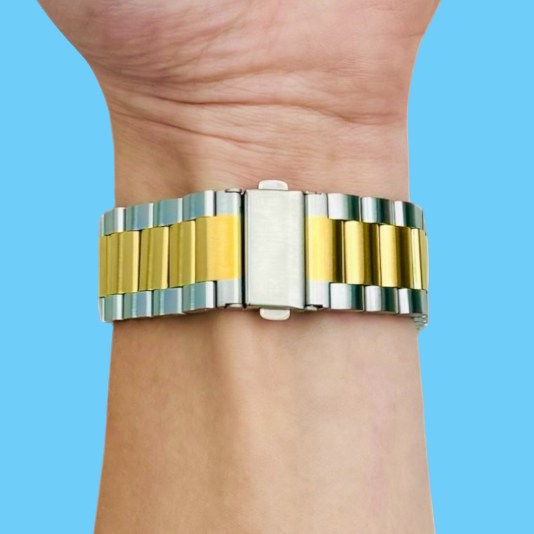 silver-gold-metal-garmin-venu-2s-watch-straps-nz-stainless-steel-link-watch-bands-aus-991014
