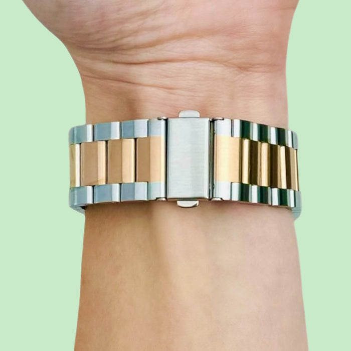 silver-rose-gold-metal-huawei-watch-gt2-pro-watch-straps-nz-stainless-steel-link-watch-bands-aus