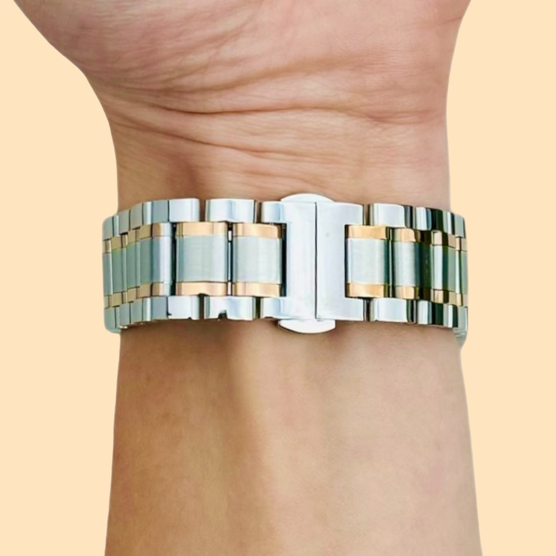 silver-rose-gold-stripe-metal-garmin-venu-2s-watch-straps-nz-stainless-steel-link-watch-bands-aus-991028