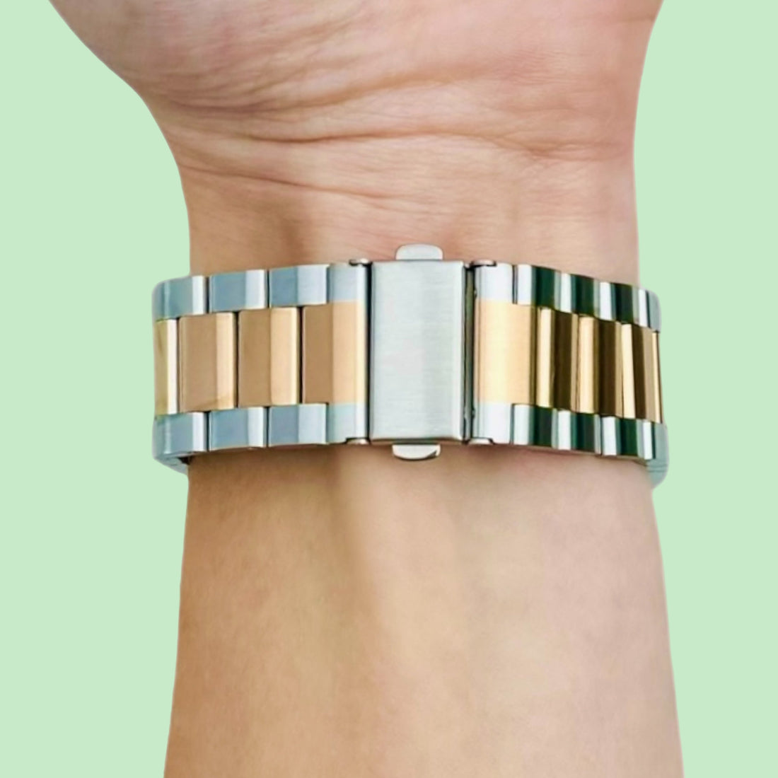 silver-rose-gold-metal-garmin-venu-2s-watch-straps-nz-stainless-steel-link-watch-bands-aus-991013