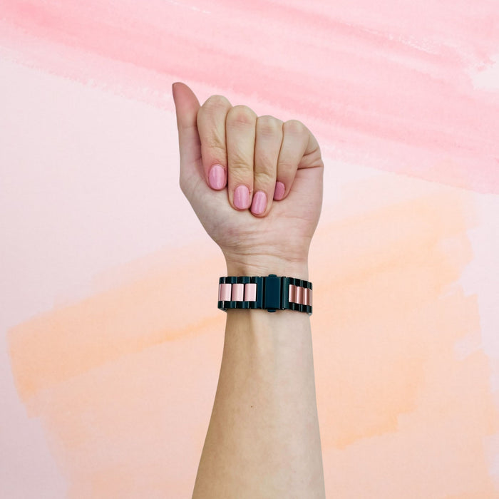 black-rose-pink-metal-walkabout-watch-2,-watch-3-allterrain-gps-watch-straps-nz-stainless-steel-link-watch-bands-aus