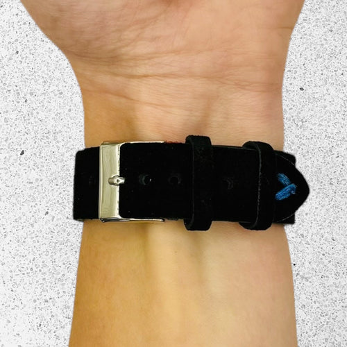 black-red-blue-samsung-galaxy-watch-ultra-watch-straps-nz-suede-watch-bands-aus