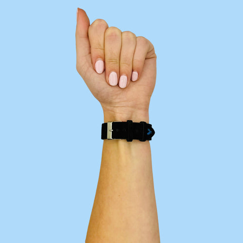 black-red-blue-garmin-epix-(gen-2)-watch-straps-nz-suede-watch-bands-aus