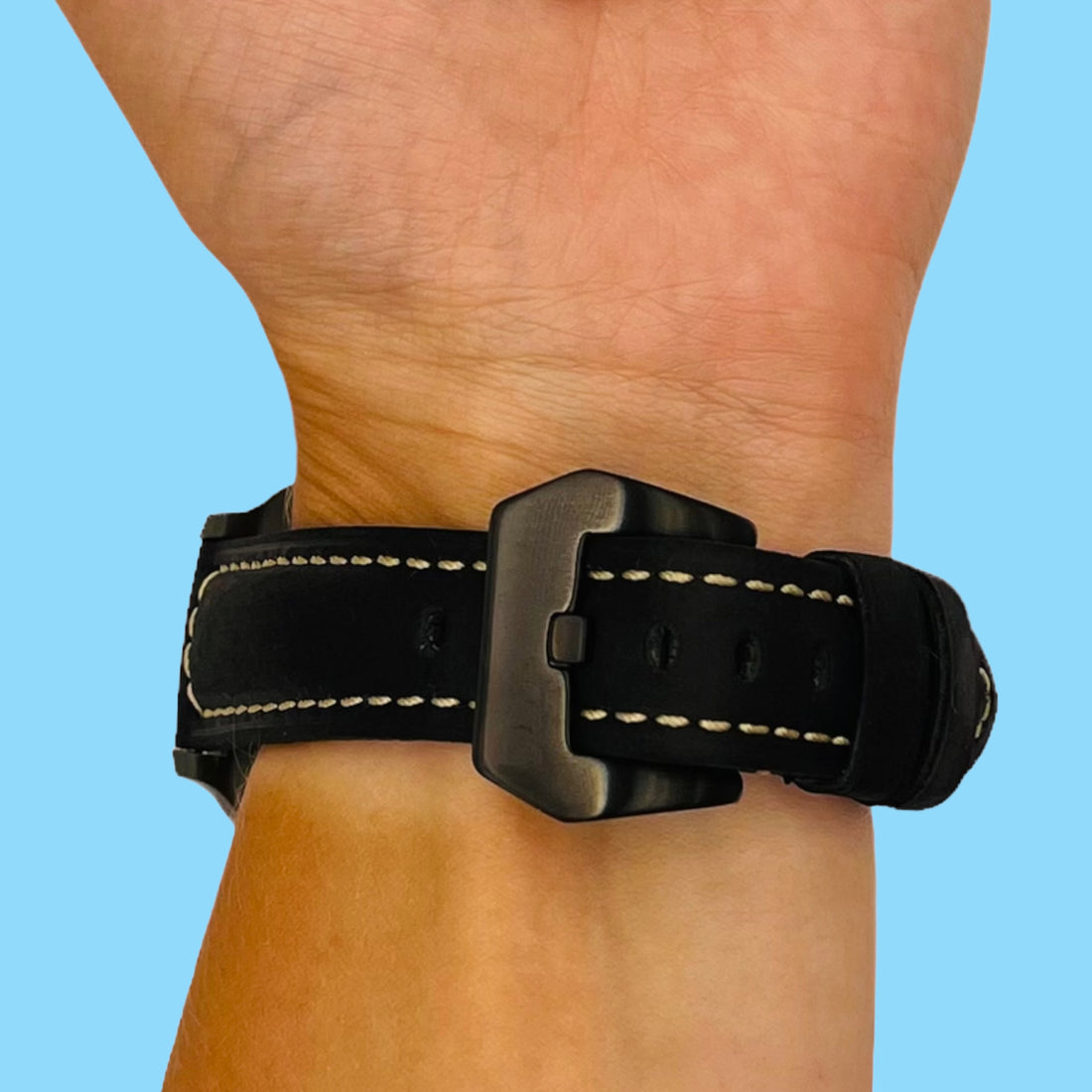 black-black-buckle-ryze-gene-watch-straps-nz-retro-leather-watch-bands-aus
