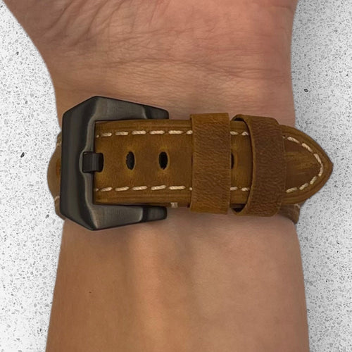 dark-brown-black-buckle-garmin-hero-legacy-(45mm)-watch-straps-nz-retro-leather-watch-bands-aus