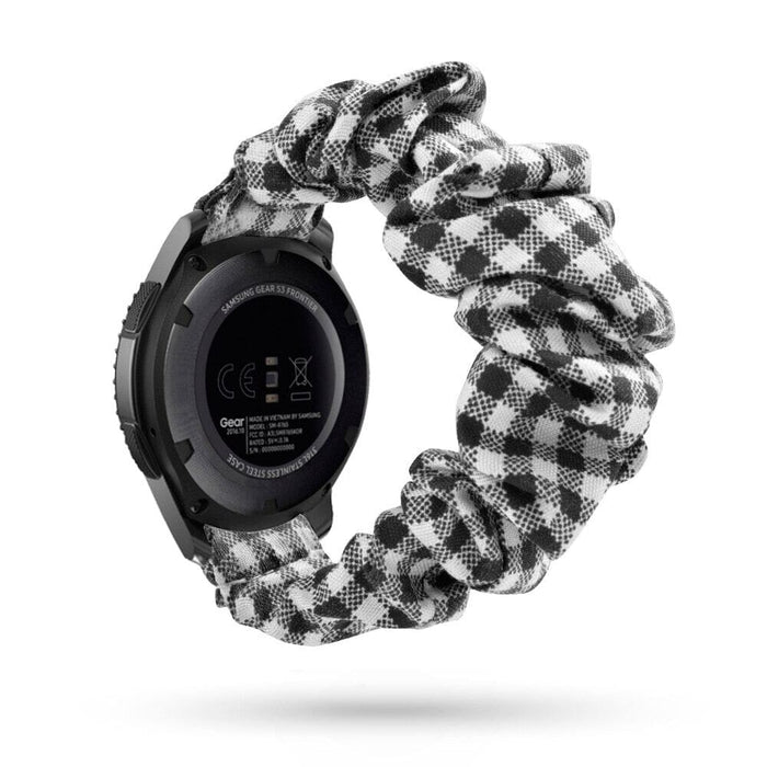 gingham-black-and-white-google-pixel-watch-3-(41mm)-watch-straps-nz-scrunchies-watch-bands-aus