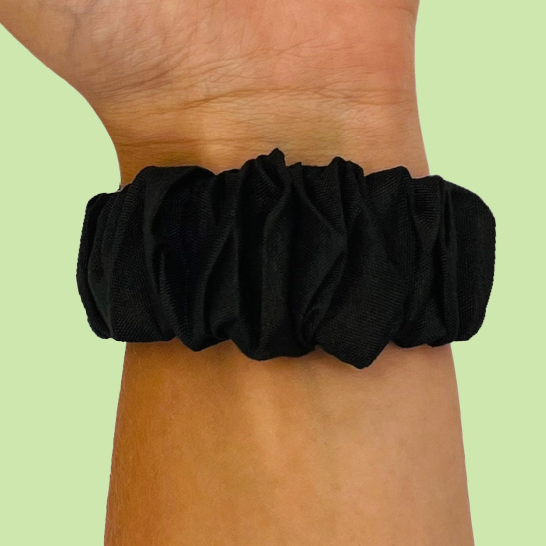 black-garmin-venu-x1-watch-straps-nz-scrunchies-watch-bands-aus