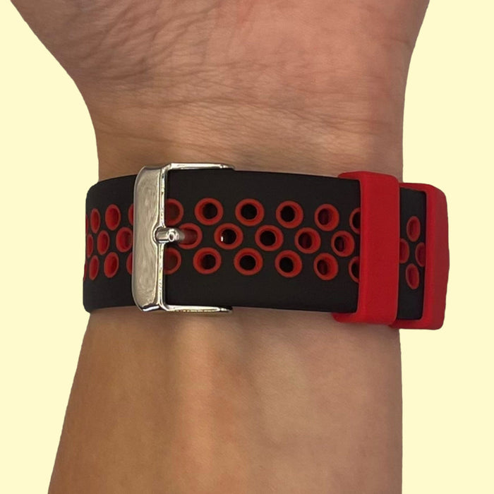 black-red-xiaomi-amazfit-t-rex-ultra-watch-straps-nz-silicone-sports-watch-bands-aus