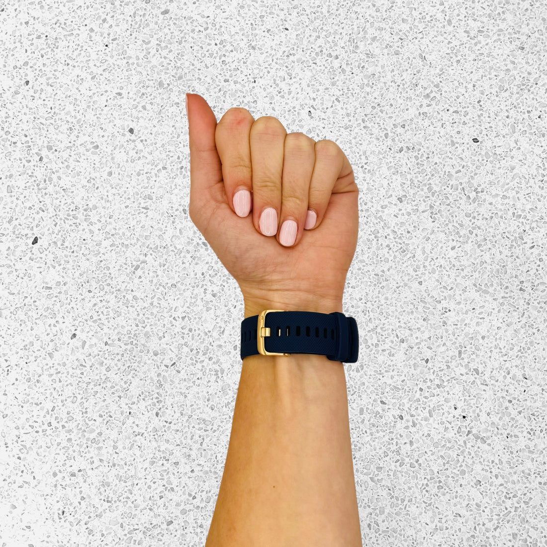 navy-blue-rose-gold-buckle-garmin-venu-watch-straps-nz-silicone-watch-bands-aus-804026,804027