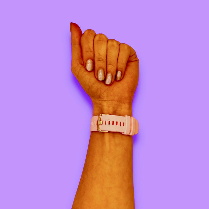 pink-rose-gold-bucklesgarmin-forerunner-165-watch-straps-nz-silicone-watch-bands-aus