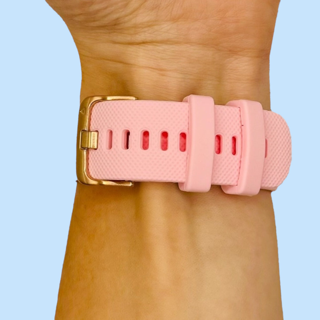 pink-rose-gold-buckle-garmin-forerunner-255-watch-straps-nz-silicone-rose-gold-buckle-watch-bands-aus