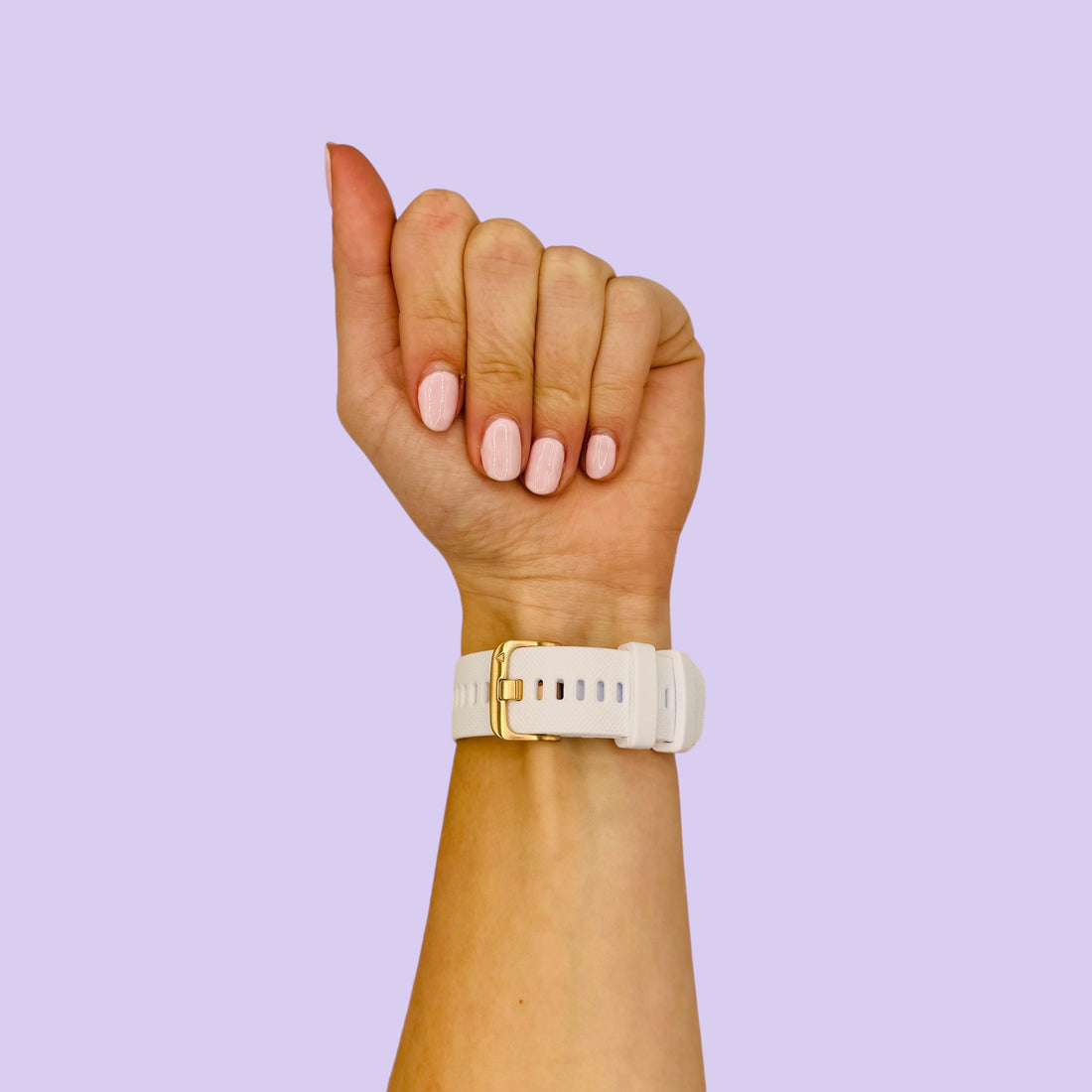 white-rose-gold-buckle-coros-pace-pro-watch-straps-nz-silicone-rose-gold-buckle-watch-bands-aus