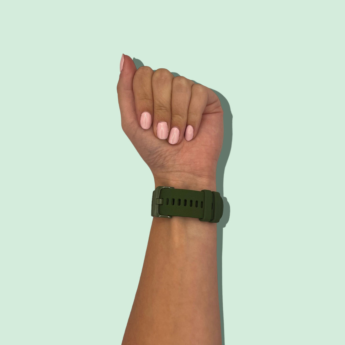 army-green-garmin-fenix-7s-watch-straps-nz-silicone-watch-bands-aus-803003