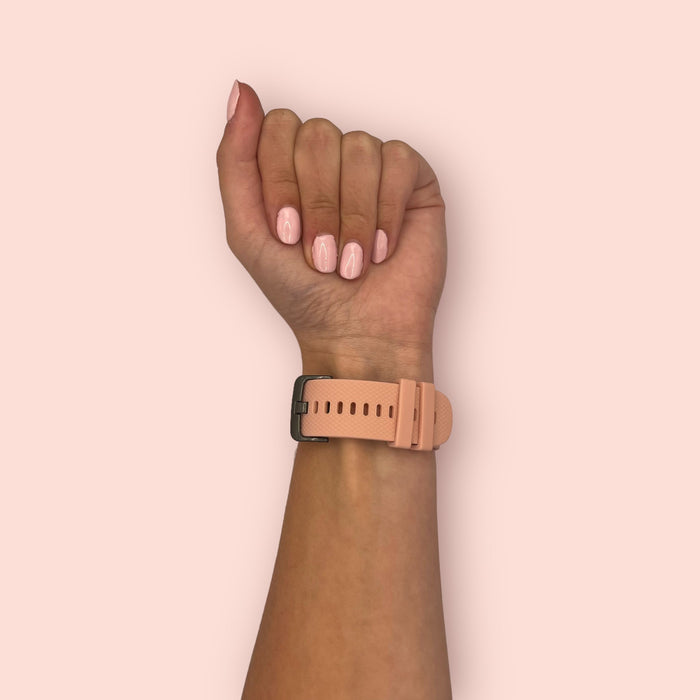 peach-ticwatch-gtx-watch-straps-nz-silicone-watch-bands-aus