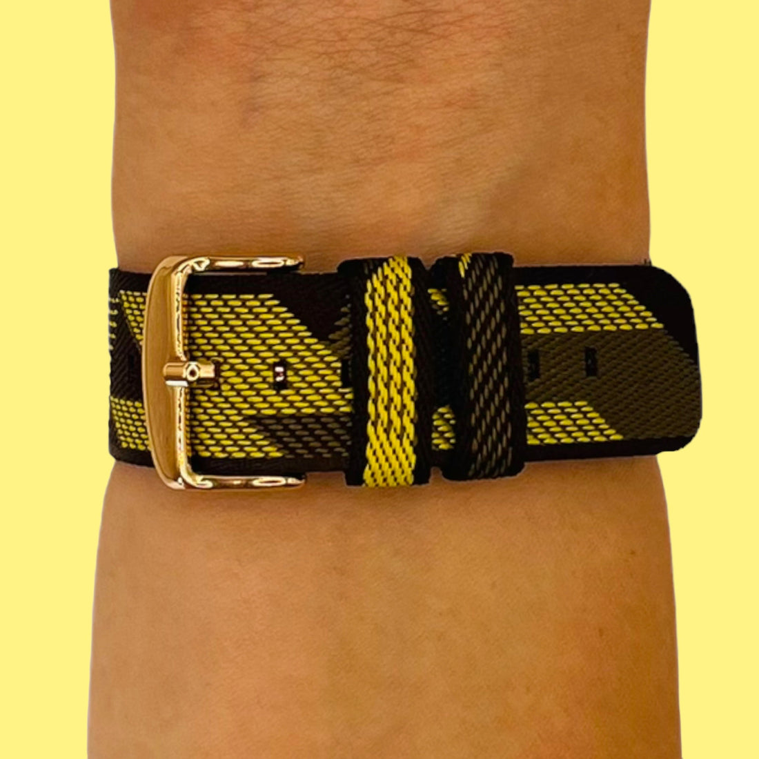 yellow-pattern-garmin-vivomove-3s-watch-straps-nz-canvas-watch-bands-aus-996007