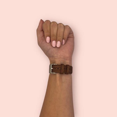 brown-garmin-descent-g2-watch-straps-nz-canvas-watch-bands-aus