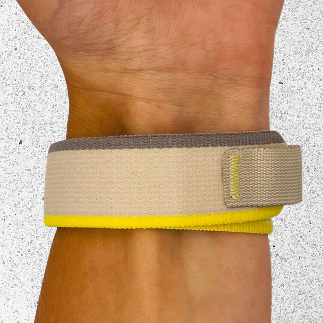 beige-yellow-samsung-galaxy-watch-7-(44mm)-watch-straps-nz-trail-loop-watch-bands-aus-995605