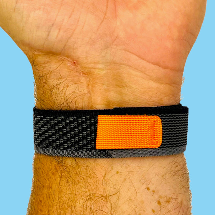 black-grey-orange-xiaomi-gts-gts-2-range-watch-straps-nz-trail-loop-watch-bands-aus